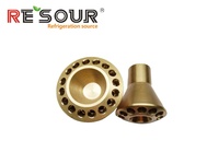 Distributeur de liquide réfrigérant en laiton Resour, 3 à 13 voies, entrée 16 mm, sortie 6,35 mm, pour évaporateur CVC, garantie 1 an