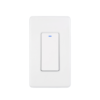 Interrupteur intelligent WiFi SIXWGH Tuya 3 voies compatible Alexa/Google Home avec télécommande/minuterie, homologué UL, fil neutre requis