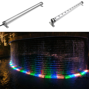IP68 316 acier inoxydable <span class=keywords><strong>LED</strong></span> <span class=keywords><strong>piscine</strong></span> lumière laveuse murale sous-marine avec Dali 0/1-10v DMX512 RGBWAUV <span class=keywords><strong>lampe</strong></span> YY-XQ6450 - Product Image 1
