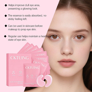 Cktuing Pink Gel Eye Mask 8 Pairs Instant Eye Brightening Lifting Firming Anti-Wrinkle Dark Circles Moisturizer - Product Image 2