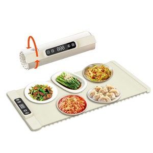 Foldable Coil Tray Portable Adjustable Temperature Silicone Food Mat Household Use - Product Image 1