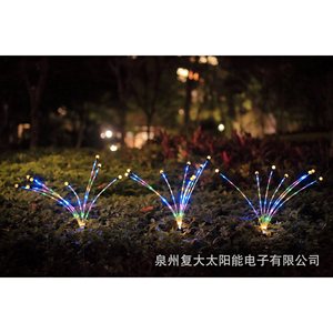 Luces Solares de Jardín, Guirnalda de Luces LED para Decoración Exterior con Panel Solar de 12V 3W - Product Image 5