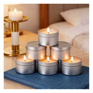 Lot de boîtes à bougies modernes en gros, vides, avec couvercles de luxe, pour marque privée, remplissage, échantillonnage, réseau, programme mondial, suite complète - Product Image 2