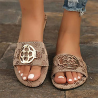 Chaussons ouverts pour femmes, vente en gros directe d'usine, tendance, légers, de créateur, pour la maison