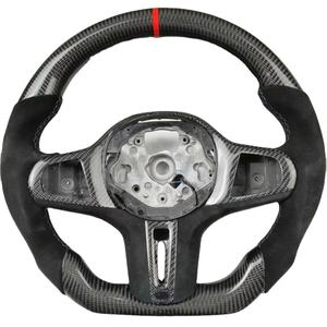Volante de Fibra de Carbono para <span class=keywords><strong>BMW</strong></span> G20 G28 G30 G82, Accesorio para Automóvil de Rendimiento Mejorado - Product Image 2