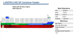 Nuevo Buque Portacontenedores de 1100 TEU con Casco de Acero, Combustible Diésel/Gasolina, Marca OEM para Transporte de Carga - Product Image 6