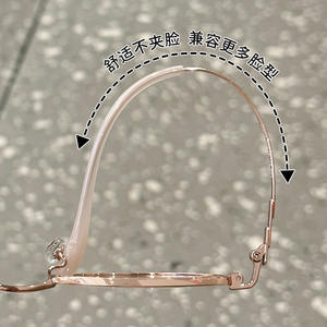 Monture ovale en titane pur Mulinatium pour femmes, taille moyenne 17270, montures de lunettes légères, origine Danyang - Product Image 2