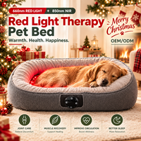Lit de thérapie par lumière rouge premium 660nm 850nm LED pour la relaxation à domicile des bouledogues français, des corgis, des chiens et des chats