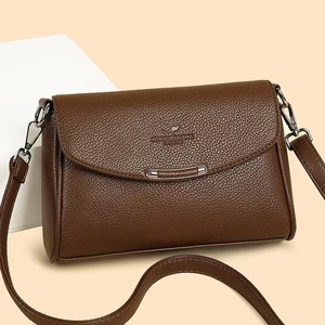 Sac à bandoulière en cuir marron Muzhiguo, petit sac à main pour femme, sac de tous les jours, printemps 2026 - Product Image 1