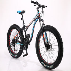 Offre Spéciale 26 pouces 21 vitesses pleine Suspension VTT descente plage neige plage vélo gros pneu en alliage de carbone Durable pliant - Product Image 6