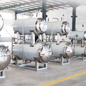 Autoclave a Vapore ad Alta Temperatura Completamente Automatica per la Lavorazione di Prodotti <span class=keywords><strong>Alimentari</strong></span> in Scatola (Fagioli, Pesce) - Product Image 1