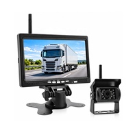 Système de caméra de recul sans fil pour voiture avec moniteur 7 pouces, vision nocturne claire, étanche, caméra de recul pour camion, camping-car, remorque