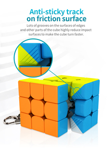<span class=keywords><strong>Cube</strong></span> MoYu Mini <span class=keywords><strong>3</strong></span>,5 cm 3x3x3 <span class=keywords><strong>Cube</strong></span> magique de puzzle avec porte-clés Jouets cadeaux pour enfants - Product Image 4