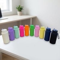 Bouteille isotherme portable réutilisable en acier inoxydable 304 de 34 oz, imprimée UV, avec sangle de transport et couvercle à paille, souvenir de mariage, écologique