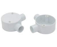 Boîte électrique en pvc durable résistant au feu, 1 unité, accessoire de montage décoratif pour tuyau, offre spéciale, usine chinoise