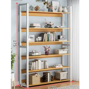 libro scaffale divisore di legno Suppliers-Mobili biblioteca Scaffale A Muro Divisore Bianco Mostra Book Shelf