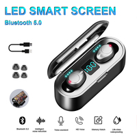 Écouteurs sans fil Bluetooth 5.0 Tws F9, casque, oreillettes avec affichage Led, Power Bank, nouveau,