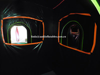 Étiquette laser gonflable escape the clown labyrinthe jeu pour la fête