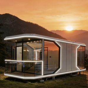 Casas Contenedor Prefabricadas <span class=keywords><strong>de</strong></span> Diseño Moderno, Certificación CE, Sistema <span class=keywords><strong>de</strong></span> Energía <span class=keywords><strong>de</strong></span> Alto Voltaje, Paneles Solares Opcionales, Baño - Product Image 2