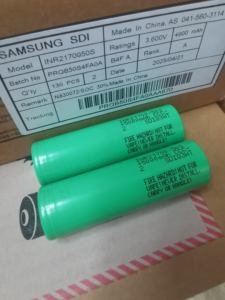 Batterie d'origine 5000mAh 21700 pour <span class=keywords><strong>Samsung</strong></span> Inr21700 Batterie cylindrique au lithium-ion 50S 21700 à vendre - Product Image 2