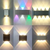 Applique murale extérieure moderne étanche IP65 à LED pour portail, balcon, jardin, éclairage intérieur de couloir, 110V 220V AC