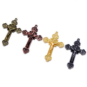 2024 gaya baru Agama Kristen perhiasan modis salib Yesus liontin kalung untuk pria - Product Image 2