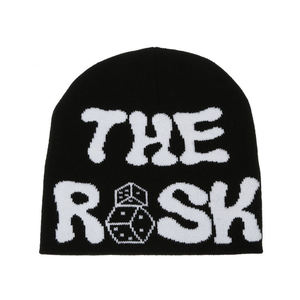 Hot Bán Đan Hat Biểu Tượng Tùy Chỉnh Jacquard Beanie Dệt Kim Hat Thoáng Khí Hip Hop Acrylic Mũ Mùa Đông - Product Image 5