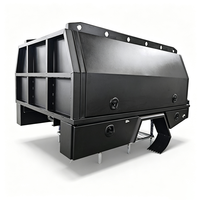 Fabrication sur mesure en tôle pour benne et auvent de pick-up Hilux 4x4, Isuzu, Land Cruiser 79 avec tente de toit