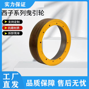 Rueda de Polea para Elevador Xizi, Hierro Dúctil Anticorrosión, Alta Precisión, para Motor Principal de Elevador - Product Image 5