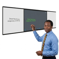 Интерактивная доска EIBOARD 75 дюймов Smart Nano Blackboard 146 162 с выдвижным механизмом, 4K LED, ИК-подсветкой, антибликовым покрытием для конференц-залов
