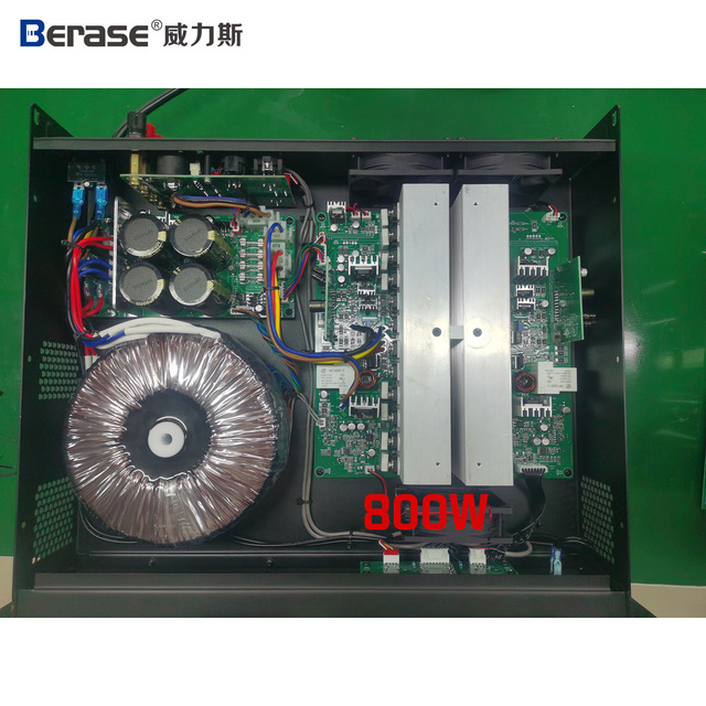 Professional Grade 800W Class H Power Amplifier for Superior Sound Amplification in Events