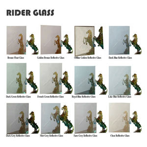 5mm 5.5mm temizle yansıtıcı mavi cam - Product Image 2