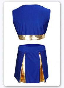 Uniformes de Animadoras Personalizados, Sexys, Cómodos y Transpirables para Mujer, Elegantes Trajes de Competición de Fútbol y Animación - Product Image 3