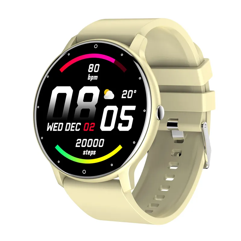 ZLO2D ساعة ذكية تعمل باللمس الكامل الرياضة اللياقة البدنية ووتش IP67 للماء الرجال النساء Smartwatch سوار لياقة بدنية الفرقة