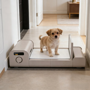 USMILEPET Inodoro Inteligente <span class=keywords><strong>para</strong></span> Perros con Autolimpieza Automática y Monitoreo de Salud por IA, Caja de Arena Inteligente <span class=keywords><strong>para</strong></span> Perros con Control por Aplicación - Product Image 5