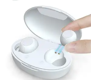 Mini Adjustable Electric Hearing Aid Rechargeable ITE Hearing Aid for Hearing Impaired Sounds