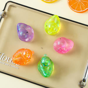 Juguete de pato para <span class=keywords><strong>jugar</strong></span> en el agua, juguete antiestrés de pato de cristal, se puede dar como un pequeño regalo antiestrés para niños - Product Image 4