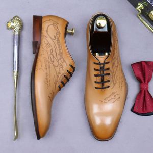 Chaussures en cuir décontractées pour hommes, chaussures habillées élégantes, durables et antidérapantes, chaussures en cuir de luxe - Product Image 3