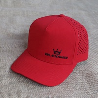 Gorras Deportivas de Béisbol y Golf con Visera Curva, Perforadas, Estructuradas de 5 Paneles, con Logotipo de Silicona 3D en Relieve Personalizado, Gran Venta