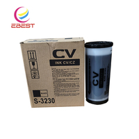 EBEST Compatible avec l'encre CV S3230 Risos CV 1860 3230 3130 3030 à haut rendement avec puce de duplication d'encre