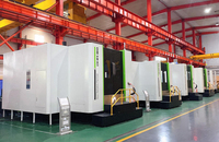 Centre d'usinage horizontal CNC Fanuc 5 axes BT50 pour métaux lourds DHM100, machine de gravure et de fraisage