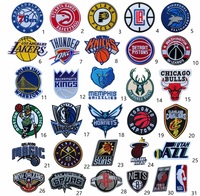 Écusson de basketball personnalisé haut de gamme, logo brodé thermocollant, badge sportif pour maillot, veste, sac à dos, accessoires vestimentaires