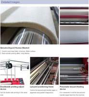 Feutre de couverture Nomex pour machines de presse à chaud à rouleaux Taille personnalisée 8mm 9mm 10mm Feutre Nomex pour machine à sublimation thermique à rouleaux