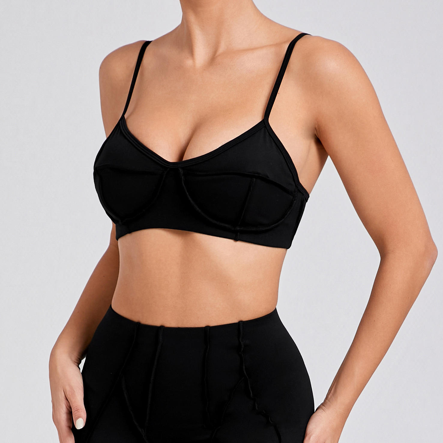 Black- Sports bra