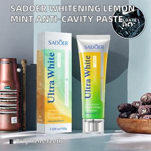 ยาสีฟันคุณภาพสูง ป้องกันฟันผุ ทำความสะอาดล้ำลึก ขจัดคราบ กลิ่นเลมอนมิ้นท์ กรดอะมิโน ช่วยให้ฟันขาวกระจ่างใส 100 มล. - Product Image 2