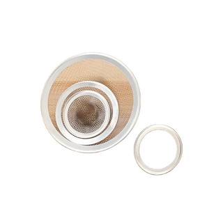 Filtro de desagüe para fregadero de acero inoxidable con forma de sombrero, malla antienredos para cocina y baño - Product Image 1