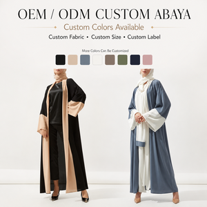 Kaftan personnalisé Dubaï Turquie Oman, robe musulmane pour femmes, robe modeste pour femmes musulmanes, kimonos Duba - Product Image 3