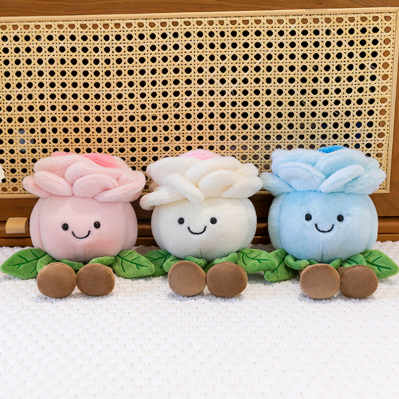 Wholesale Fragrant Plush Rose Flower Potted