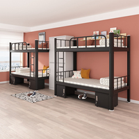 Lit Double Moderne pour Adultes et Enfants Promotion Chaude, Cadre Métallique Lits Superposés pour Dortoir, Hôtel et Appartement