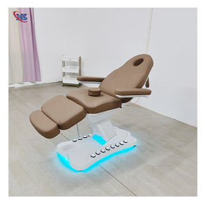 Sillón Eléctrico Reclinable de 3/4 Motores Marrón para Examen Médico y Estética, Camilla de Masaje para Spa y Tatuajes, Cama Facial de Belleza Cosmética - Product Image 3